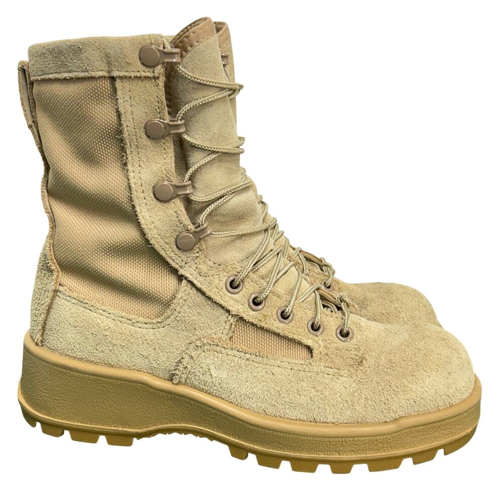 Altama Combat Boots Men 4W Women 5.5W Tan US Army Flight Vehicle Crewman GoreTex